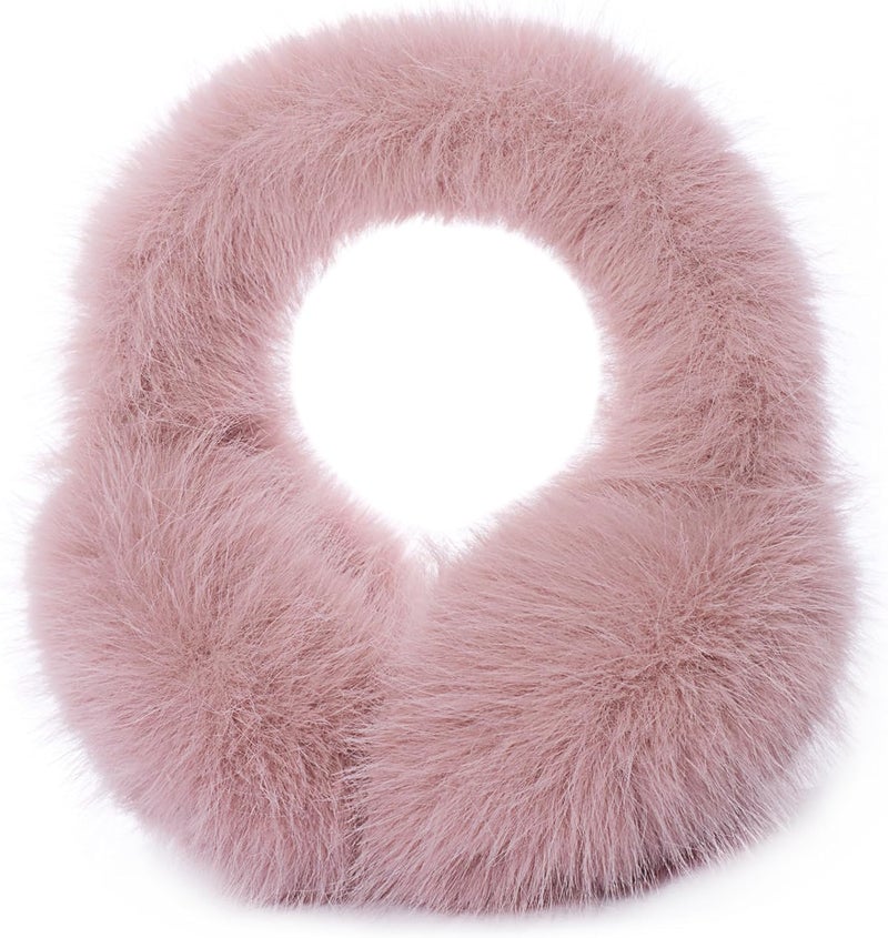 Mottico Winter Ear muffs for Women Men, Fluffy Ear Warmer with Thick Faux Ear Covers, Foldable for Convenience! - Image 1
